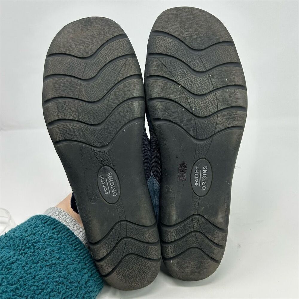 Earth Origins Women's Blue Leather Comfort Flats Size 11M Closed Toe Casual - Picture 9 of 11